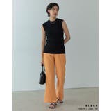 リネンタッチノースリーブリブニットトップス | Re:EDIT | 詳細画像30