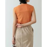 リネンタッチノースリーブリブニットトップス | Re:EDIT | 詳細画像34