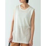 シンプルながらも抜け感のあるシアータンクトップ | Re:EDIT | 詳細画像4