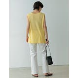 シンプルながらも抜け感のあるシアータンクトップ | Re:EDIT | 詳細画像36