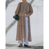 [低身長サイズ有]楊柳ティアードマキシワンピース | Re:EDIT | 詳細画像11 