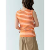 カジュアルな要素を程よく取り入れる サマーニットボーダータンクトップ トップス | Re:EDIT | 詳細画像13