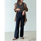 カジュアルな要素を程よく取り入れる サマーニットボーダータンクトップ トップス | Re:EDIT | 詳細画像17