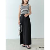 カジュアルな要素を程よく取り入れる サマーニットボーダータンクトップ トップス | Re:EDIT | 詳細画像10