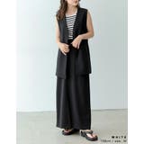 カジュアルな要素を程よく取り入れる サマーニットボーダータンクトップ トップス | Re:EDIT | 詳細画像33