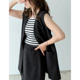 カジュアルな要素を程よく取り入れる サマーニットボーダータンクトップ トップス | Re:EDIT | 詳細画像34