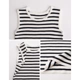 カジュアルな要素を程よく取り入れる サマーニットボーダータンクトップ トップス | Re:EDIT | 詳細画像35