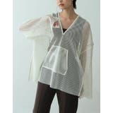 コーディネートにONするだけでこなれ感を演出 メッシュフーディープルオーバー | Re:EDIT | 詳細画像17