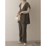 きれい見えするシルエットにこだわったスラックス [2022A W | Re:EDIT | 詳細画像11