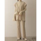 きれい見えするシルエットにこだわったスラックス [2022A W | Re:EDIT | 詳細画像13