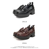 足元から旬を取り入れられる プラットフォーム厚底ローファー シューズ | Re:EDIT | 詳細画像9