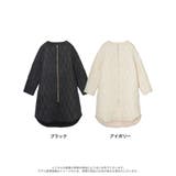 リサイクルタフタ裏ボア軽量中綿キルティングロングコート | Re:EDIT | 詳細画像18