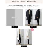 リサイクルタフタ裏ボア軽量中綿キルティングロングコート | Re:EDIT | 詳細画像37