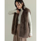 [販売枚数1.3万枚突破]ミドルフェイクファーベスト | Re:EDIT | 詳細画像6 