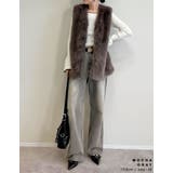 [販売枚数1.3万枚突破]ミドルフェイクファーベスト | Re:EDIT | 詳細画像26 