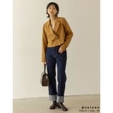 スタイルアップ効果抜群の定番ジャケット カットツイルショートテーラードジャケット | Re:EDIT | 詳細画像14