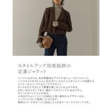 スタイルアップ効果抜群の定番ジャケット カットツイルショートテーラードジャケット | Re:EDIT | 詳細画像8