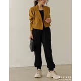 スタイルアップ効果抜群の定番ジャケット カットツイルショートテーラードジャケット | Re:EDIT | 詳細画像29