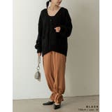 シンプルながらもこなれた印象に 起毛モヘアタッチルーズニットカーディガン トップス | Re:EDIT | 詳細画像13