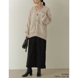 シンプルながらもこなれた印象に 起毛モヘアタッチルーズニットカーディガン トップス | Re:EDIT | 詳細画像17