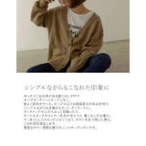 シンプルながらもこなれた印象に 起毛モヘアタッチルーズニットカーディガン トップス | Re:EDIT | 詳細画像9