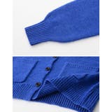 シンプルながらもこなれた印象に 起毛モヘアタッチルーズニットカーディガン トップス | Re:EDIT | 詳細画像40