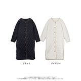 [低身長サイズ有]リサイクルタフタ軽量中綿配色パイピングロングコート | Re:EDIT | 詳細画像18 