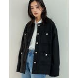 [累計販売枚数6,500枚突破！]ツイードフリンジノーカラージャケット | Re:EDIT | 詳細画像13 
