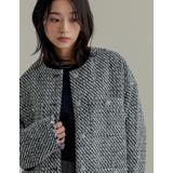 [累計販売枚数6,500枚突破！]ツイードフリンジノーカラージャケット | Re:EDIT | 詳細画像17 
