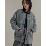 [累計販売枚数6,500枚突破！]ツイードフリンジノーカラージャケット | Re:EDIT | 詳細画像8 