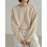 裏毛ワンポイント刺繍スウェットプルオーバー | Re:EDIT | 詳細画像14