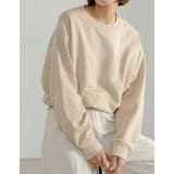 裏毛ワンポイント刺繍スウェットプルオーバー | Re:EDIT | 詳細画像4