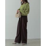 裏毛ワンポイント刺繍スウェットプルオーバー | Re:EDIT | 詳細画像21