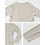 [接触冷感]丈が選べるとろみカットソートッパーカーディガン | Re:EDIT | 詳細画像32 