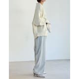 [大きいサイズ有]スポンジニットラグランVネックカーディガン | Re:EDIT | 詳細画像13 