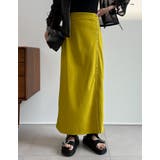 ジョーゼットポンチオープンスナップナロースカート | Re:EDIT | 詳細画像3