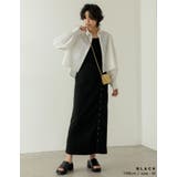 ジョーゼットポンチオープンスナップナロースカート | Re:EDIT | 詳細画像8