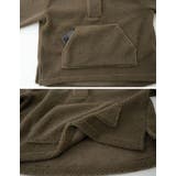 着るだけでシーズンムード高まる1枚 ボアフーディーハーフジッププルオーバー トッ… | Re:EDIT | 詳細画像25