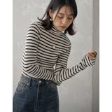 [販売枚数5万枚突破！]指穴リブニットタートルネックトップス | Re:EDIT | 詳細画像7 