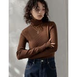 [販売枚数5万枚突破！]指穴リブニットタートルネックトップス | Re:EDIT | 詳細画像9 