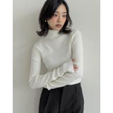 [販売枚数5万枚突破！]指穴リブニットタートルネックトップス | Re:EDIT | 詳細画像34 