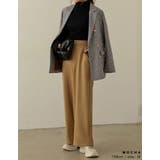 ライトダンボールステッチデザインストレートパンツ | Re:EDIT | 詳細画像17