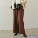 ライトダンボールステッチデザインストレートパンツ | Re:EDIT | 詳細画像1