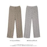 [低身長/高身長サイズ有]チェック柄センタープレスパンツ | Re:EDIT | 詳細画像15 