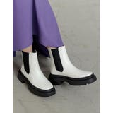 アイボリー(003) | [辻元舞さん着用]サイドゴアミドルブーツ | Re:EDIT