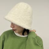 ファー素材でシーズンムード高まるバケットハット シャギーファーバケットハット 帽… | Re:EDIT | 詳細画像1 