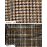 モードな雰囲気を引き立てるチェック柄ジャケット ウールタッチ起毛チェック柄ノース… | Re:EDIT | 詳細画像19 