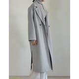 フェイクウールテーラードロングコート | Re:EDIT | 詳細画像14