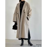 フェイクウールテーラードロングコート | Re:EDIT | 詳細画像15