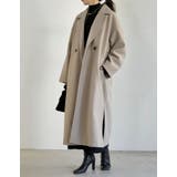 フェイクウールテーラードロングコート | Re:EDIT | 詳細画像16